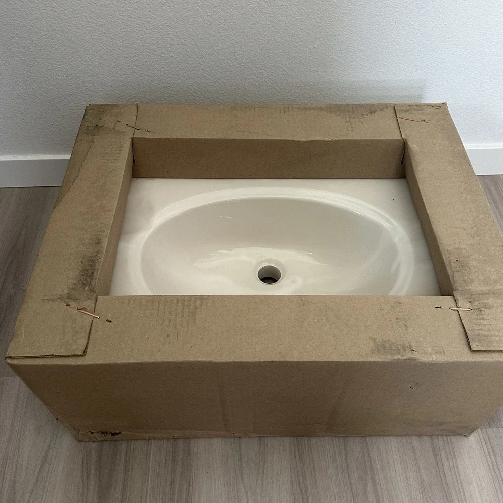 White Cultured Marble Vanity Top 19 In. X 25 In. Model Ww-1925